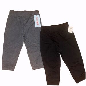 Cat & Jack Kids' Charcoal and Black Cotton Pants
Size 18 Months
2 PACKS 4 Pairs